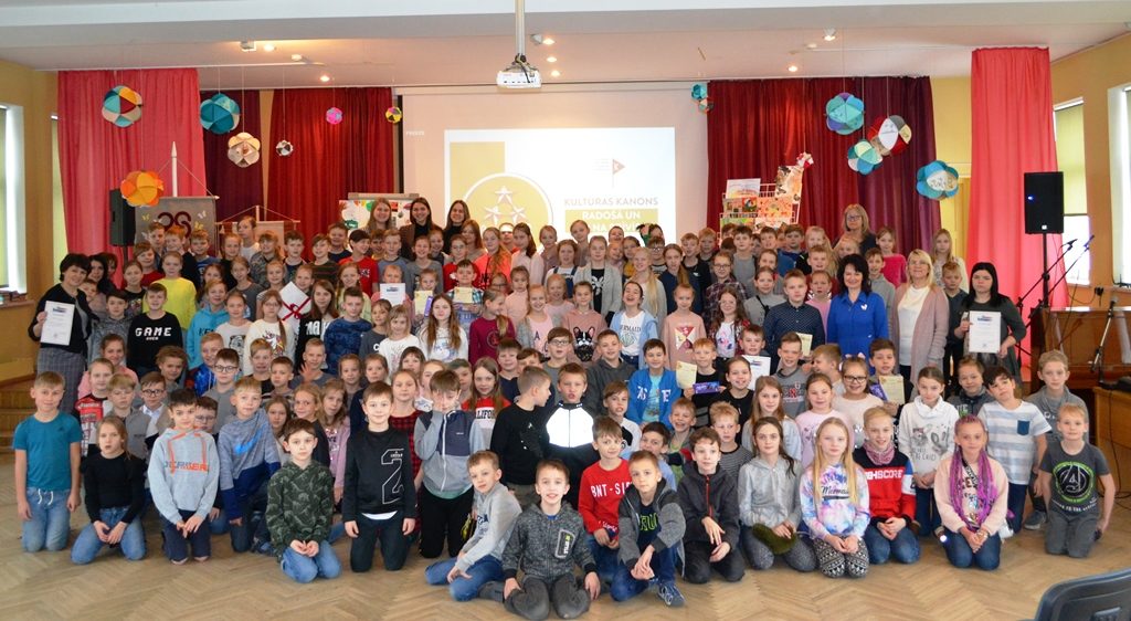 Rēzeknes Valsts 1. ģimnāzijas komandas dalība Latvijas Kultūras akadēmijas rīkotajā 8. Latvijas Kultūras kanona konkursa finālā Rīgā, Latvijas Nacionālajā bibliotēkā 2020. gada 31. janvārī