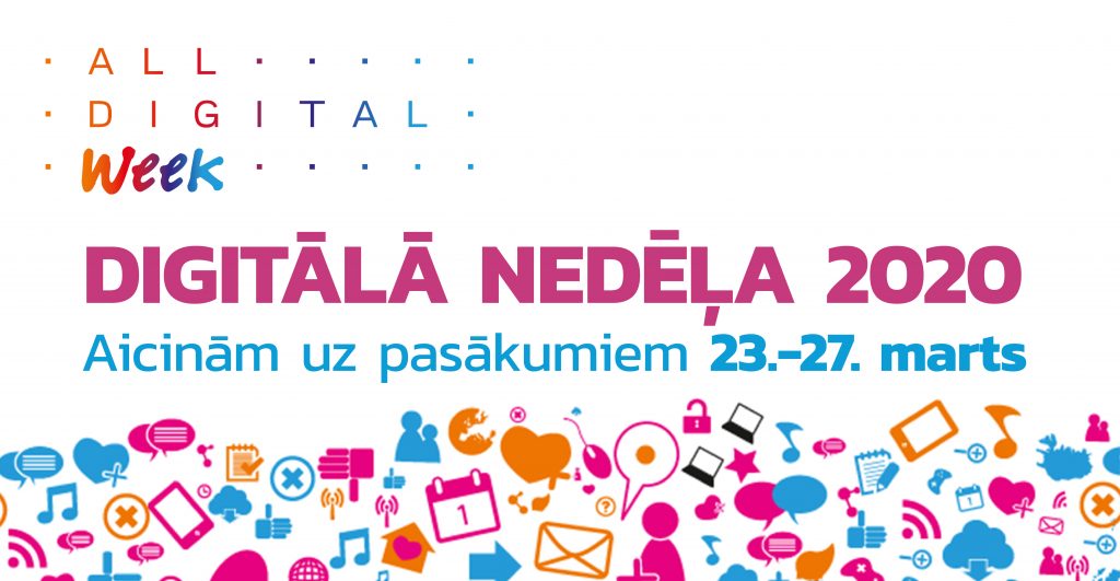 Aicinām piedalīties Digitālajā Nedēļā 2020!