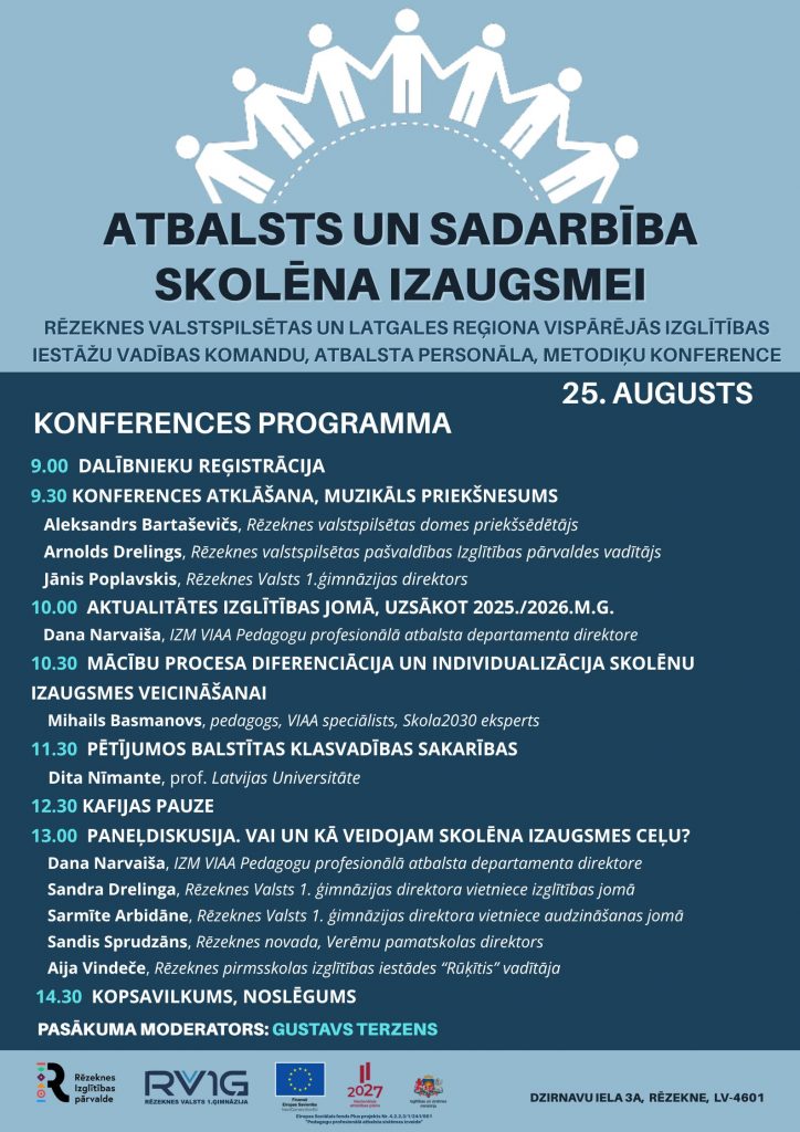 Atbalsts un sadarbība skolēna izaugsmei 2025