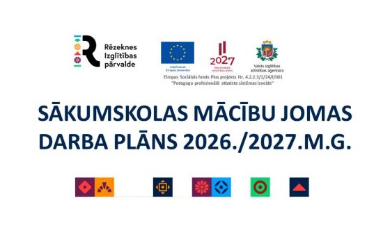 RĒZEKNES VALSTSPILSĒTAS PAŠVALDĪBAS CENTRĀLĀS ADMINISTRĀCIJAS IZGLĪTĪBAS PĀRVALDES SĀKUMSKOLAS MĀCĪBU JOMAS DARBA PLĀNS 2026./2027.M.G.
